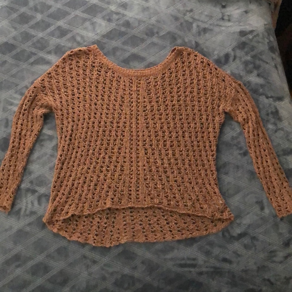 Open Knit Sweater